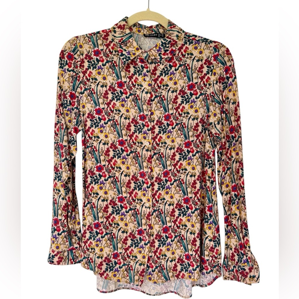 Floral Long Sleeve Women's Top